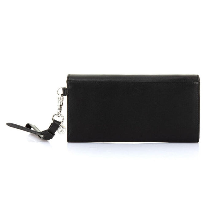 Samsonite Serena Leather Clutch Wallet with RFID blocking - Black