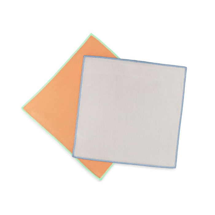 Full Circle Renew Glass Microfiber Multicolour Cloths - Set of 2
