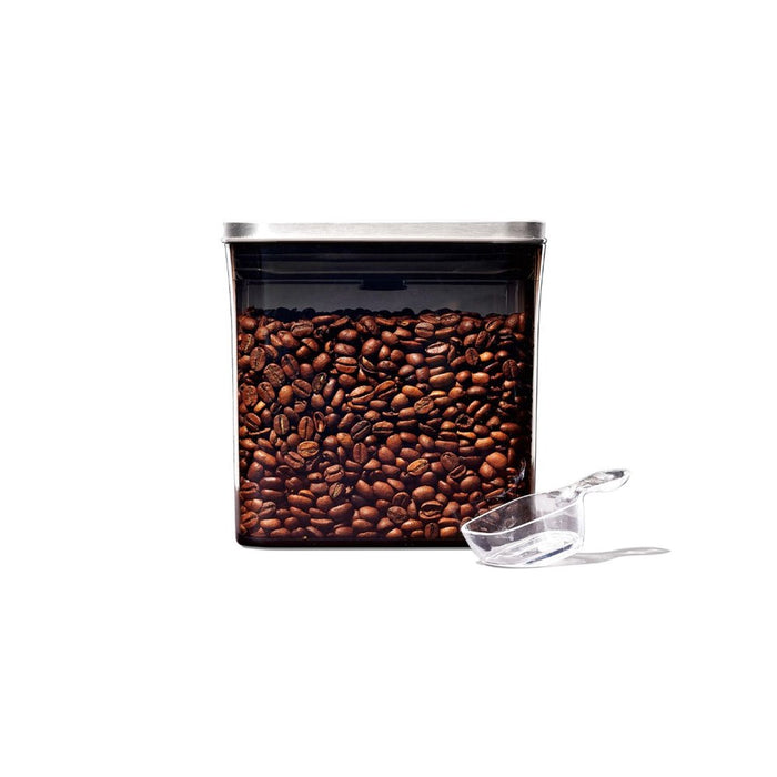 OXO Good Grips Pop 2.0 Steel Square Coffee Container - 1.6L
