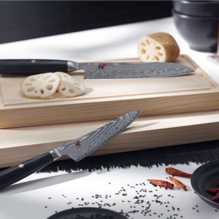 Miyabi 5000FCD Pakka Wood - 2 Piece Knife Set (Shotoh Utility and Chefs)