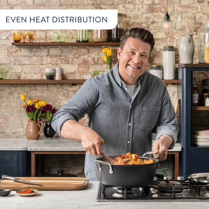 Jamie Oliver Cooks Classic Hard Anodised 'Big Batch' Pan - 30cm