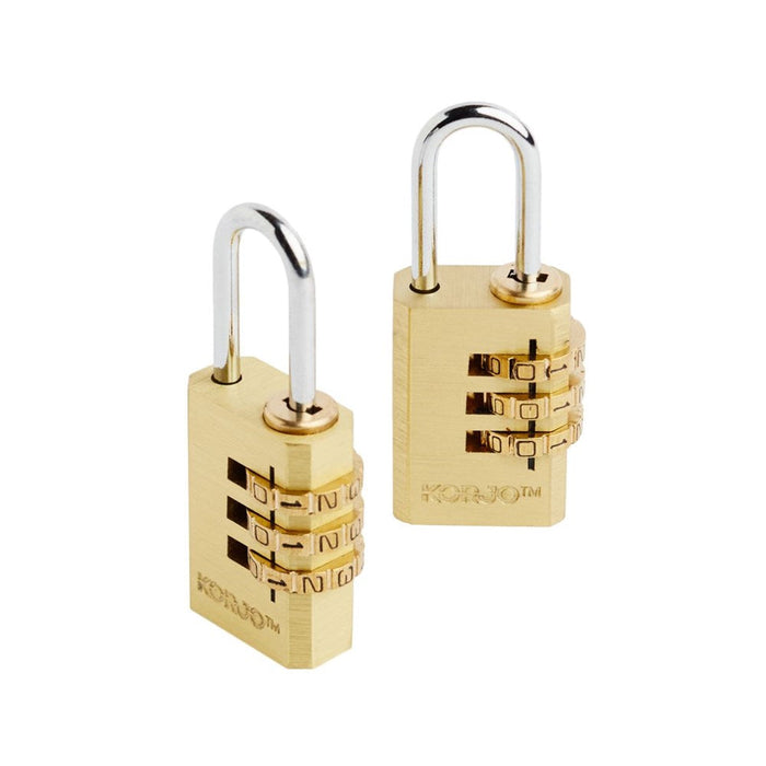 Korjo Combination Lock - Duo Pack