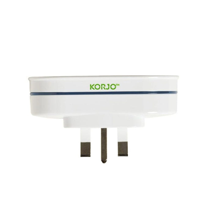 Korjo Travel  Double Adaptor Plug - United Kingdom