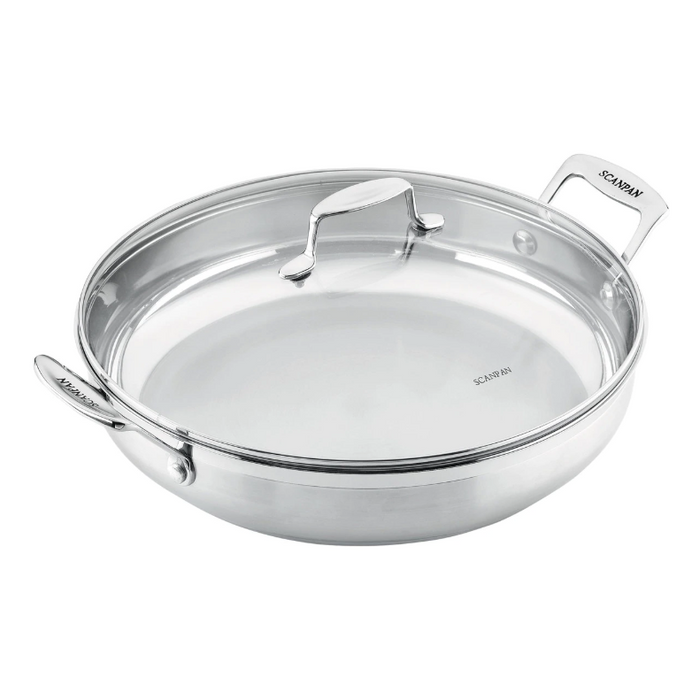 Scanpan Impact Chef Pan with Lid - 32cm