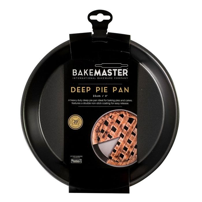 Bakemaster Non-Stick Round Deep Pie Dish - 23cm