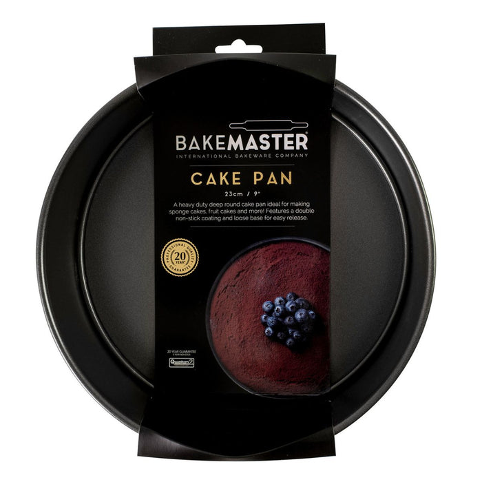 Bakemaster Non-Stick Round Deep Cake Pan - 23cm