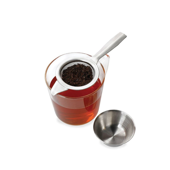 La Cafetiere Tea Strainer with Stand - Stainless Steel