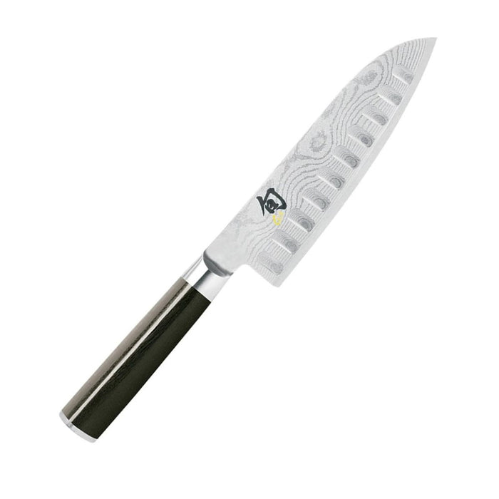 Shun Classic Granton Santoku Knife - 18cm
