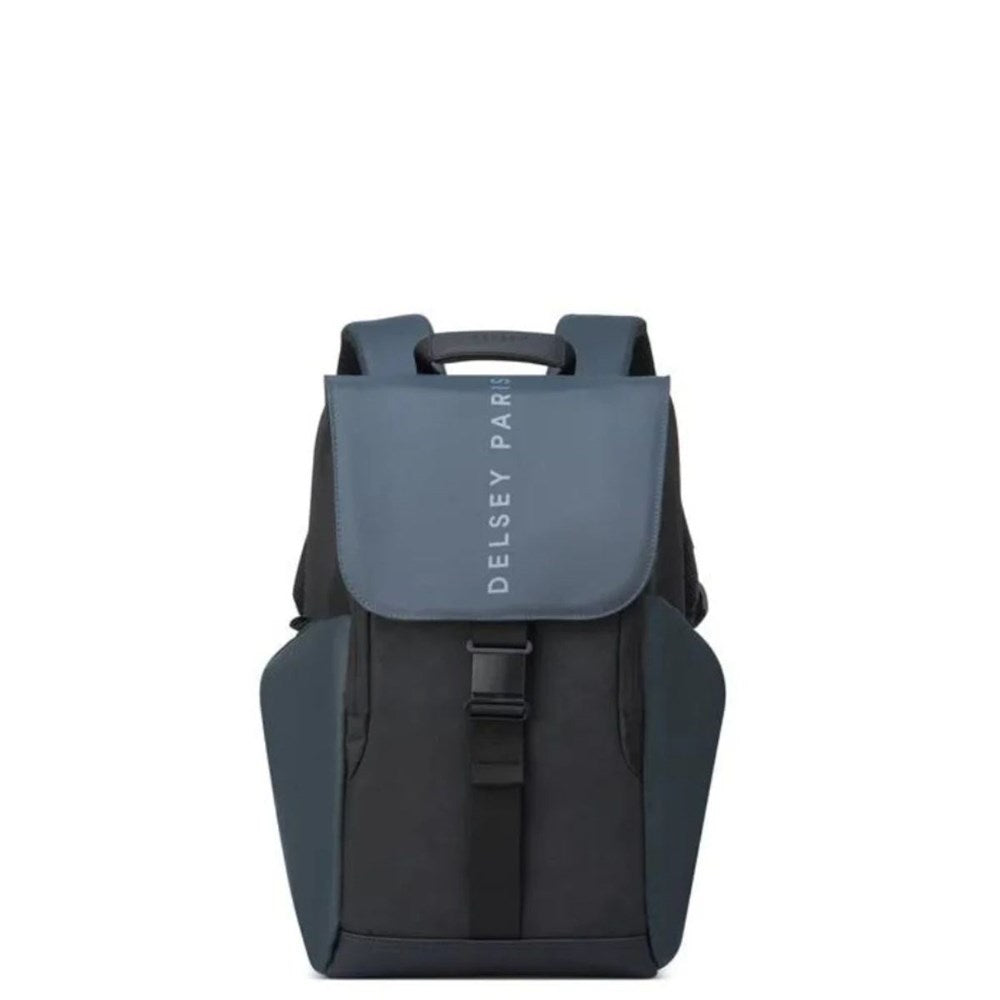 Delsey Securflap Backpack - 16 inch - Black Delsey