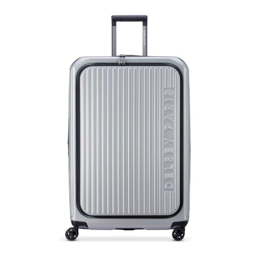 Delsey Securitime Top Loading Trolley Case - 65cm - Silver Delsey