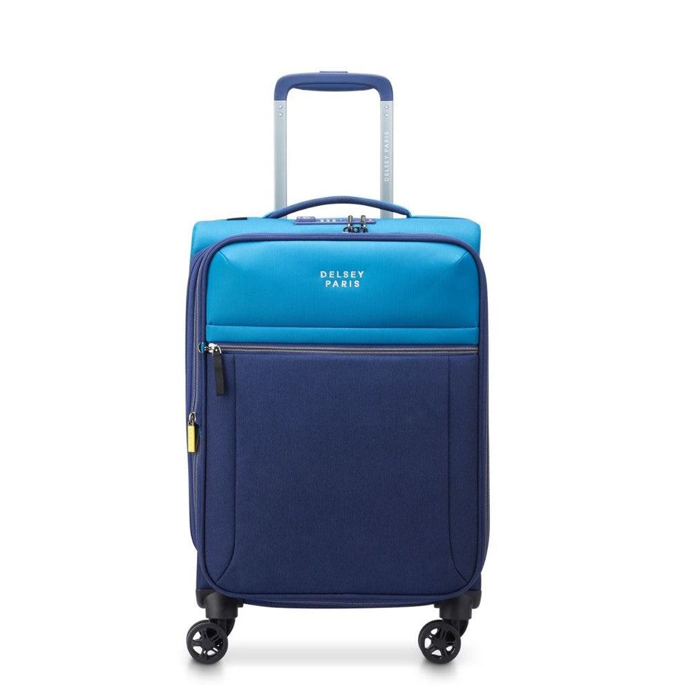 Delsey Brochant Trolley Case - 55cm - Blue Delsey