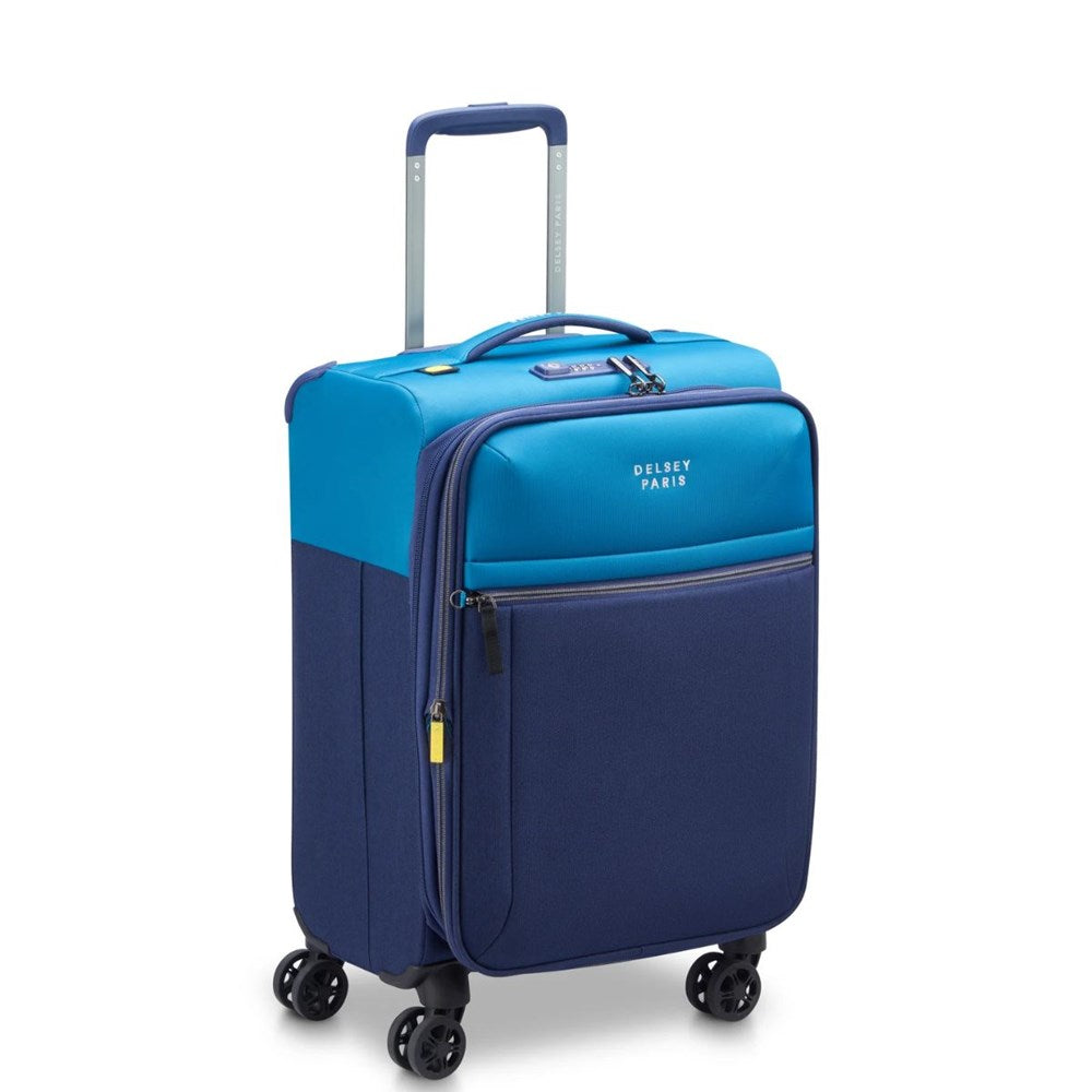 Delsey Brochant Trolley Case - 55cm - Blue Delsey