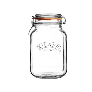 Kilner Square Clip Top Storage Jar Kilner