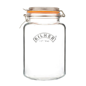 Kilner Square Clip Top Storage Jar Kilner