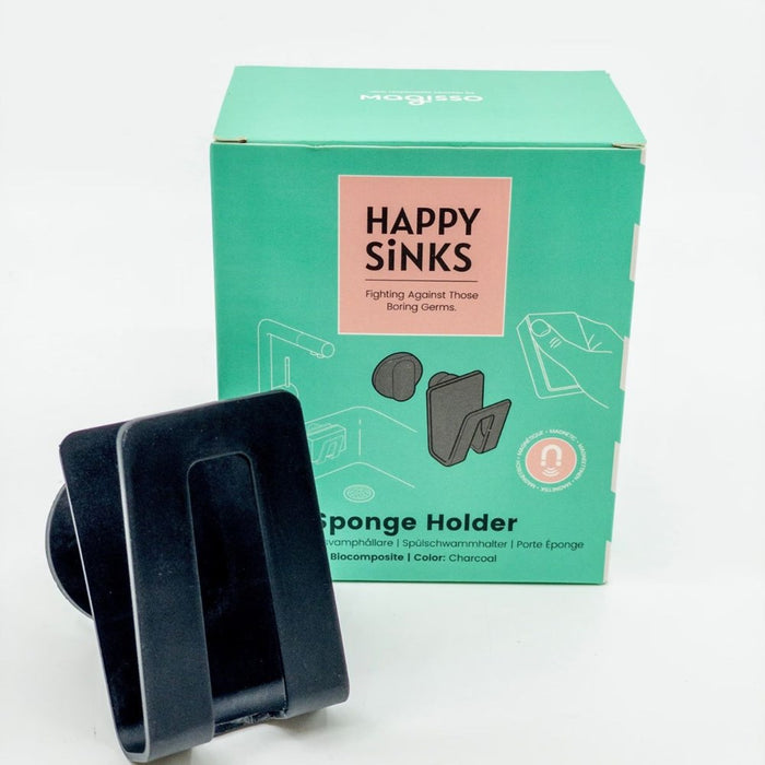 Happy Sinks Sponge Holder - Black Biocomposite