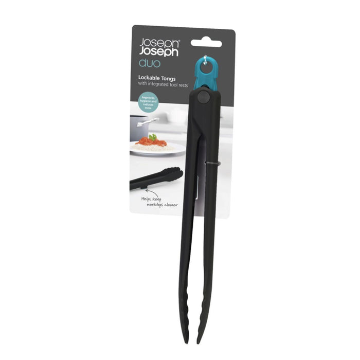 Joseph Joseph Duo Lockable Tongs with Integrated Tool Rest