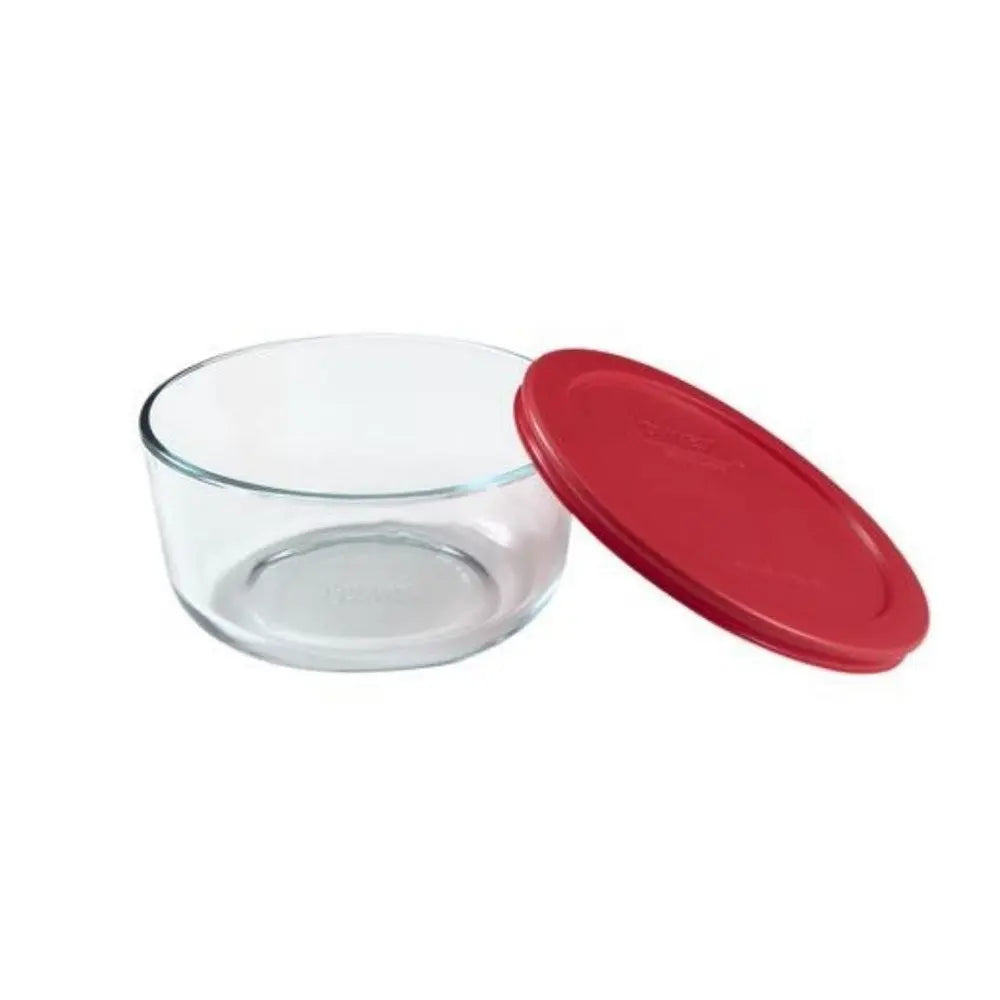 Pyrex Simply Store Round Glass Container with Lid - 4 Cup / 950ml Pyrex