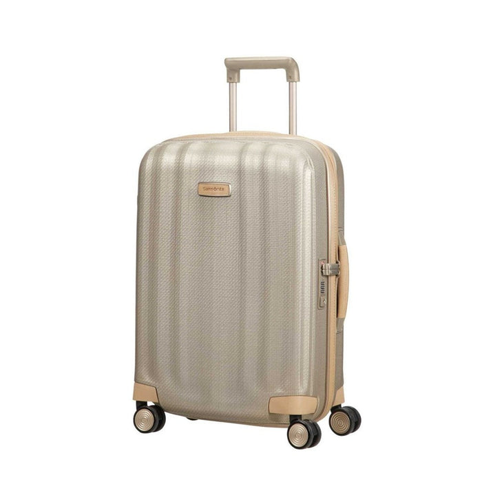 Samsonite Lite-Cube Prime Spinner - 55cm - Matt Ivory Gold