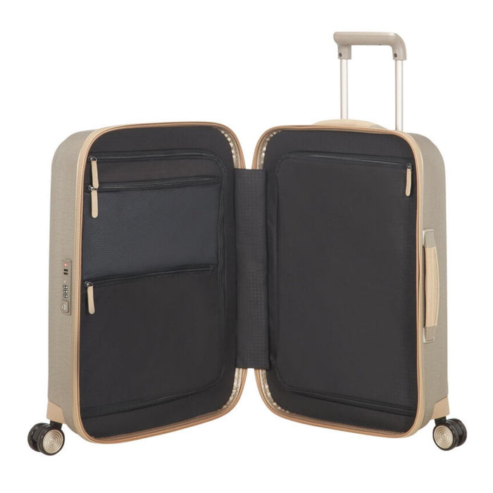 Samsonite Lite-Cube Prime Spinner - 55cm - Matt Ivory Gold