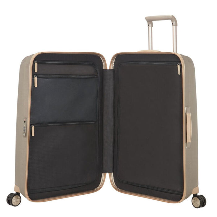 Samsonite Lite-Cube Prime Spinner - 76cm - Matt Ivory Gold