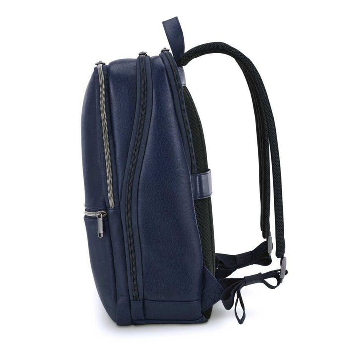 Samsonite Classic Leather Slim Backpack - Navy