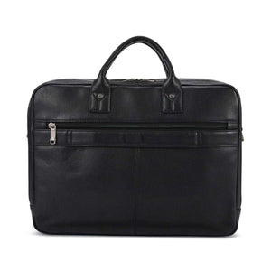 Samsonite Classic Leather Toploader - Black Samsonite