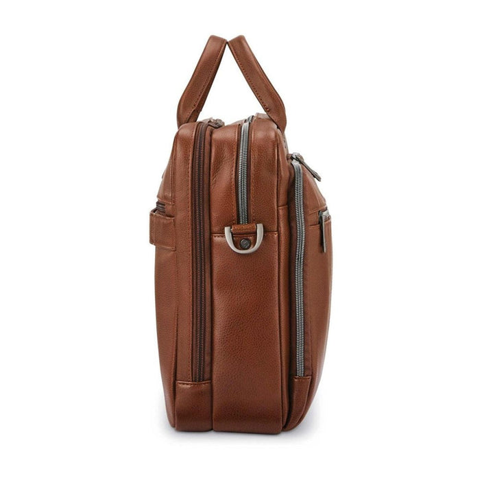 Samsonite Classic Leather Toploader - Cognac