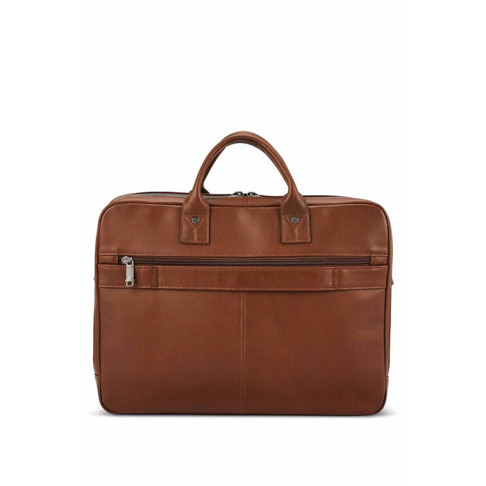 Samsonite Classic Leather Toploader - Cognac