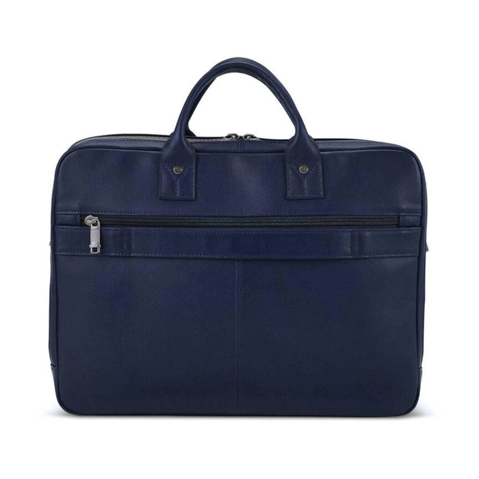 Samsonite Classic Leather Toploader - Navy