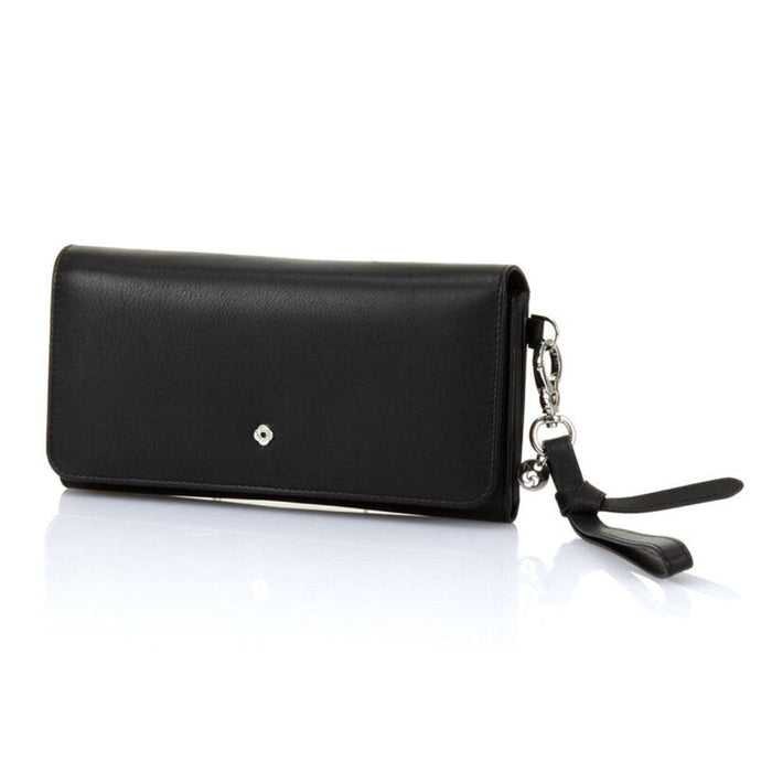 Samsonite Serena Leather Clutch Wallet with RFID blocking - Black