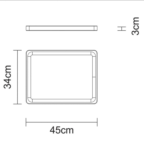 Tramontina Teak Chopping Board - 46x35.5cm Tramontina