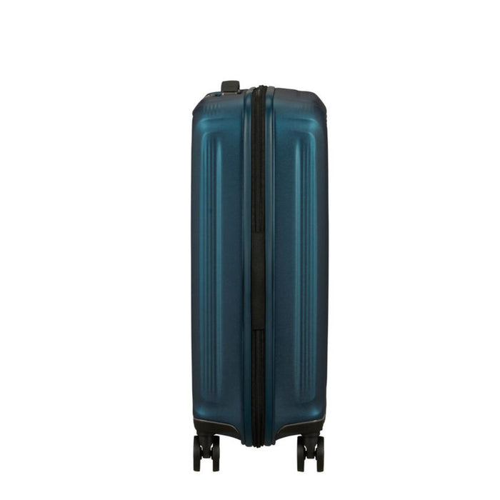Samsonite Nuon Spinner Expandable - 55cm - Matt Petrol Blue