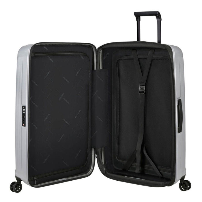 Samsonite Nuon Spinner Expandable - 75cm - Matt Silver