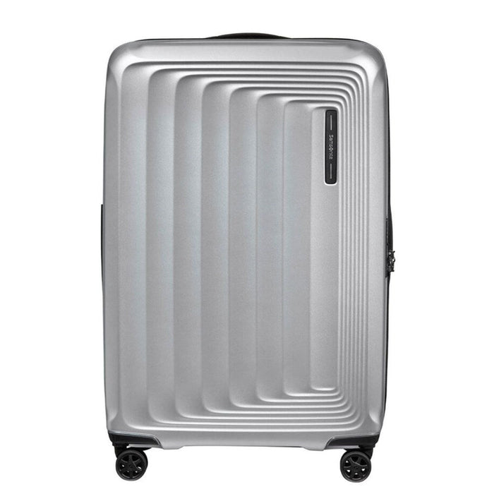 Samsonite Nuon Spinner Expandable - 75cm - Matt Silver