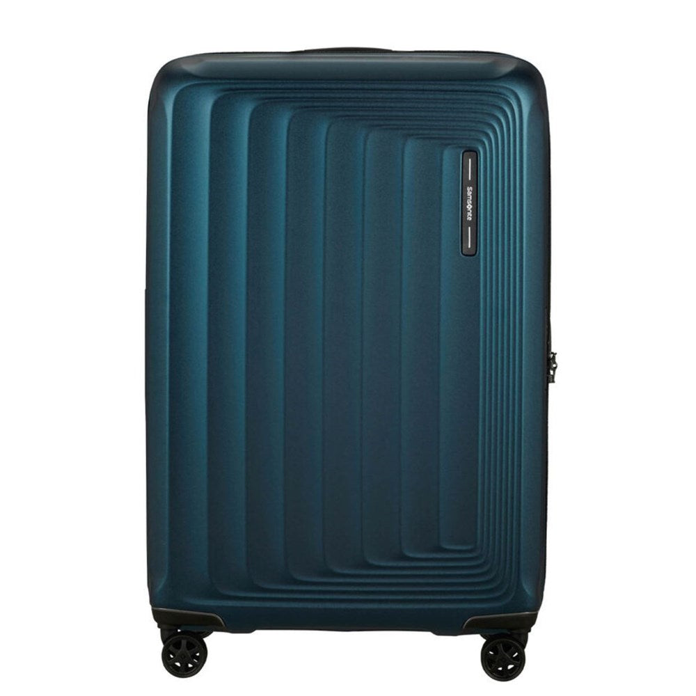 Samsonite Nuon Spinner Expandable - 75cm - Matt Petrol Blue