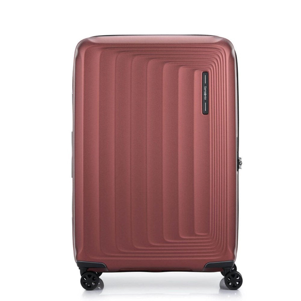Samsonite Nuon Spinner Expandable - 75cm - Terracotta Red Samsonite