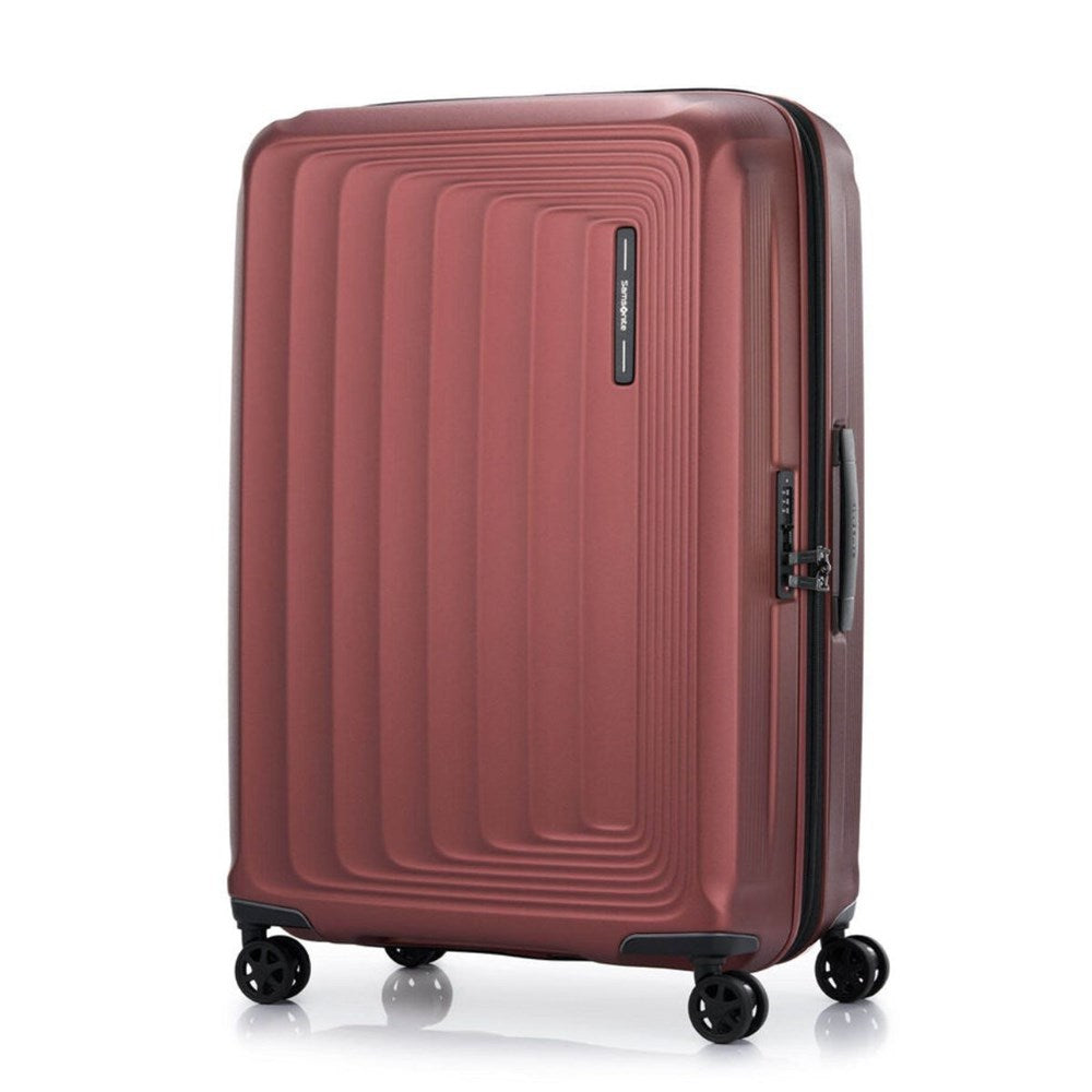 Samsonite Nuon Spinner Expandable - 75cm - Terracotta Red Samsonite