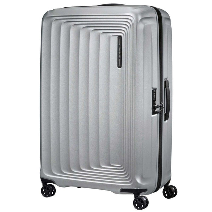 Samsonite Nuon Spinner Expandable - 81cm - Matt Silver