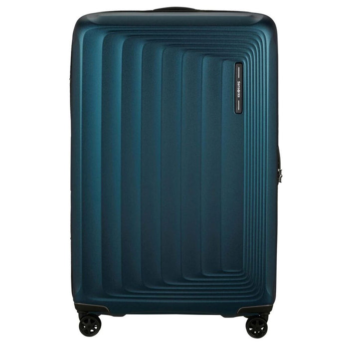 Samsonite Nuon Spinner Expandable - 81cm - Matt Petrol Blue