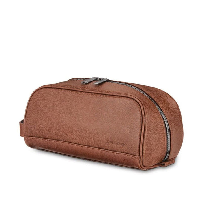 Samsonite Classic Leather Travel Kit - Cognac