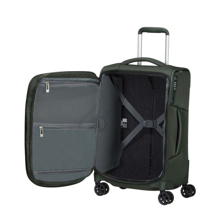 Samsonite Respark Spinner Expandable Carry On - 55cm - Forest Green