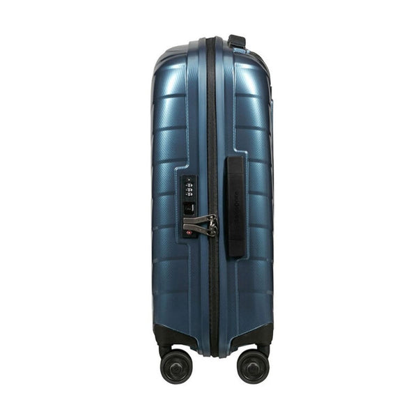 Samsonite Attrix Expandable Spinner - 55cm - Steel Blue Samsonite