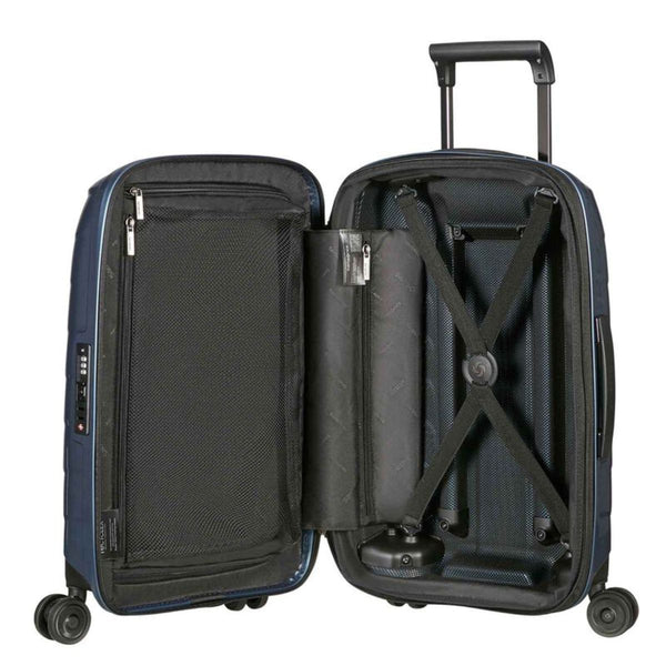 Samsonite Attrix Expandable Spinner - 55cm - Steel Blue Samsonite