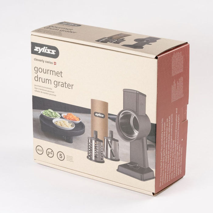 Zyliss Gourmet Drum Grater with 3 Drums
