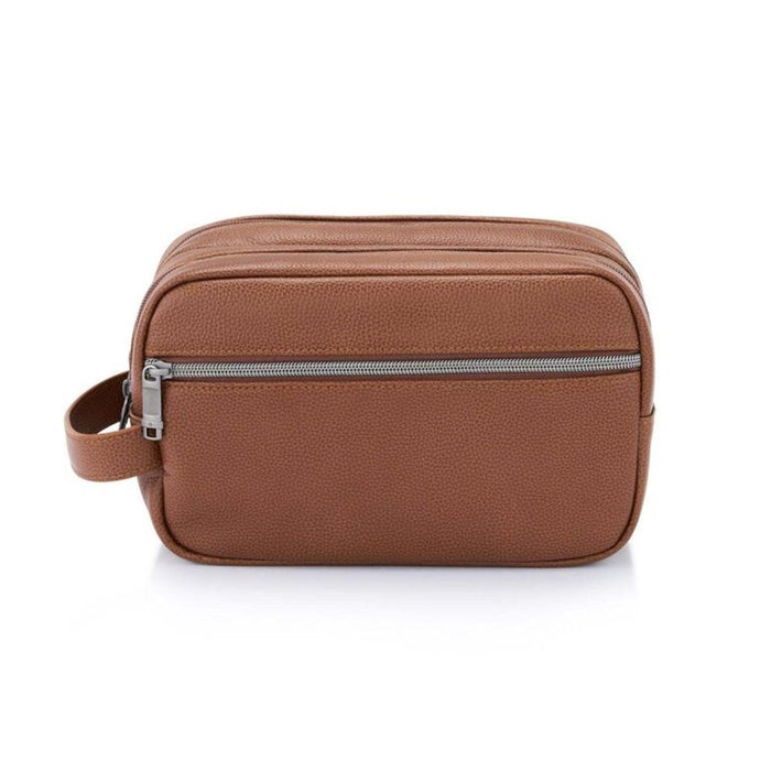 Samsonite Classic Leather Toiletry Kit - Cognac