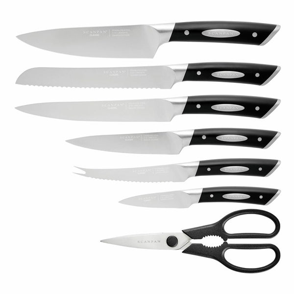 Scanpan Classic Knife Block Set - 8 Piece