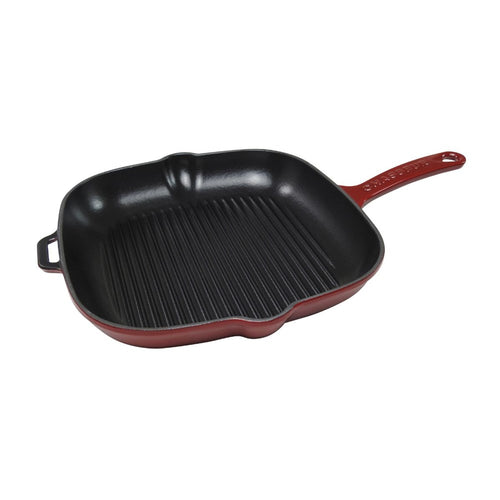 Chasseur Cast Iron Square Grill Pan - 25cm