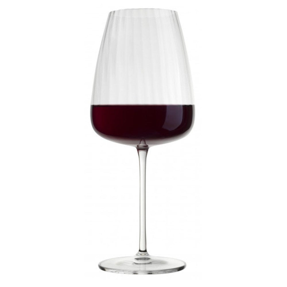 Luigi Bormioli Optica Bordeaux Wine Glass 700ml - Set 4