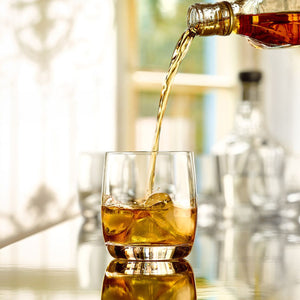 Classic Old Fashioned whiskey glasses crafted for everyday use and entertaining. Shop Now >