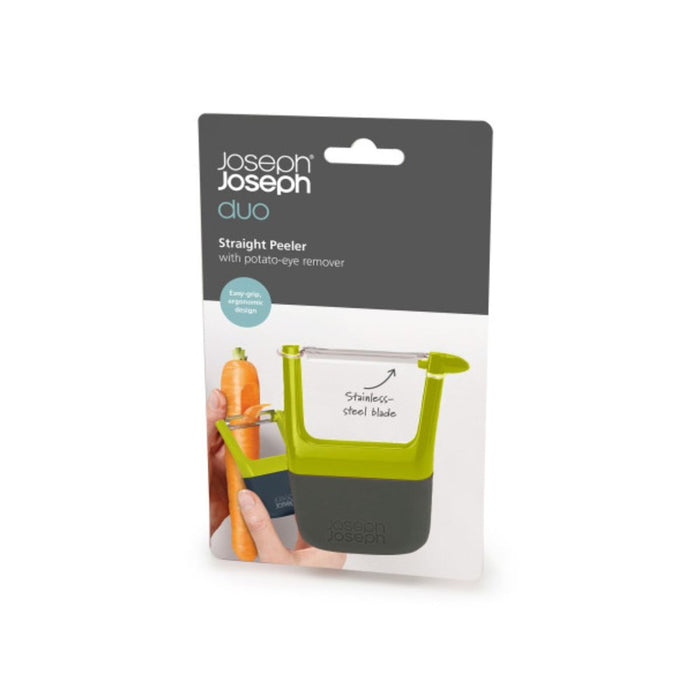 Joseph Joseph Duo Straight Peeler - Grey/Green